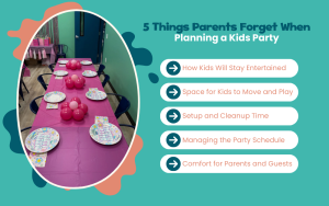 5 Things Parents Forget When Planning a Kids Party Infographic